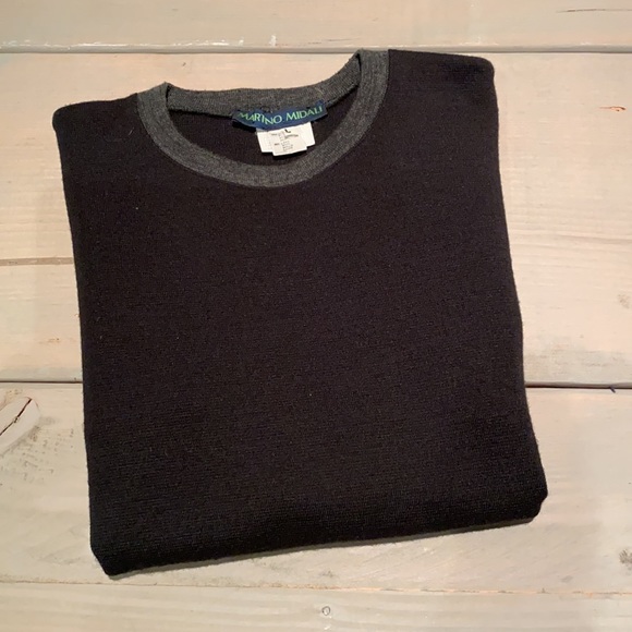 Martino Midali Men's Sweater - Black - Picture 1 of 9
